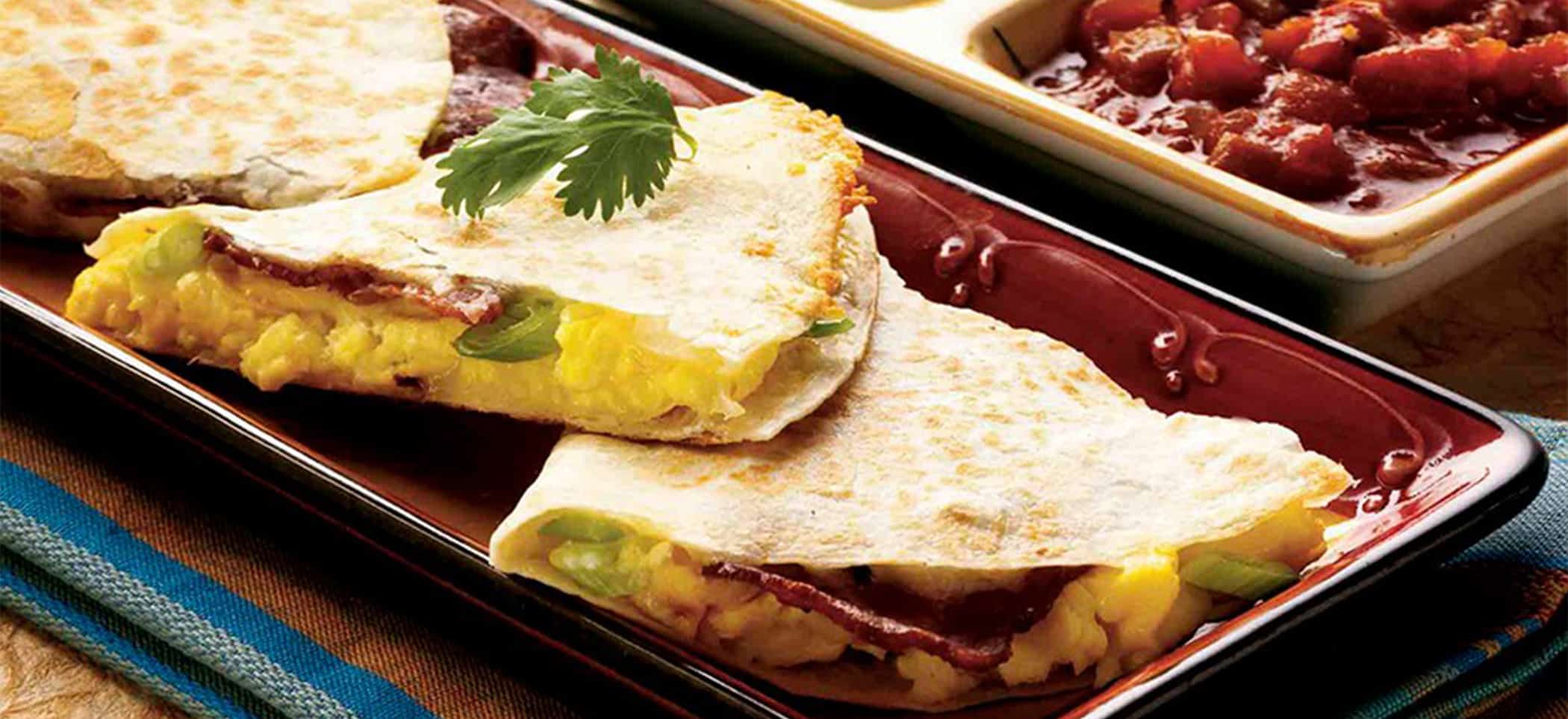 Bacon & Egg Quesadillas