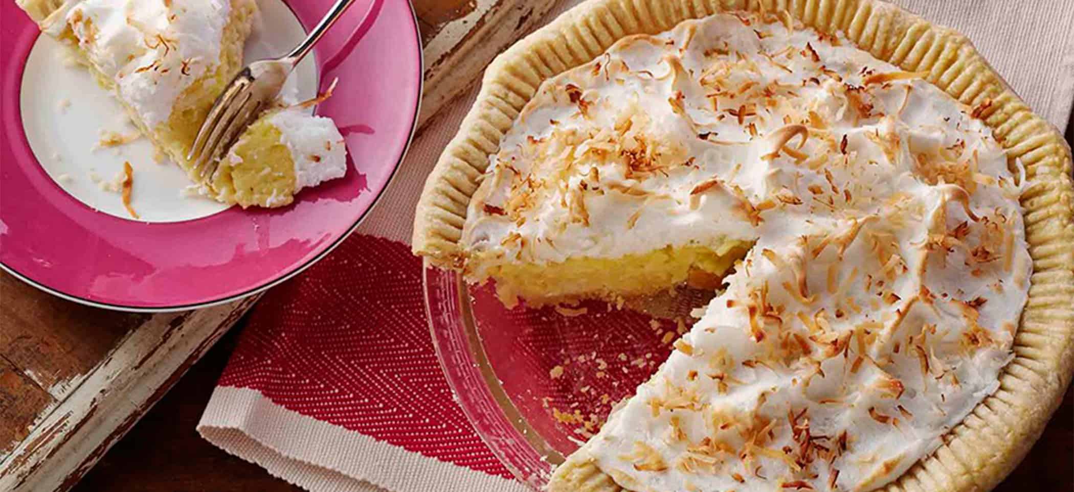 Coconut Cream Pie With Coconut Meringue