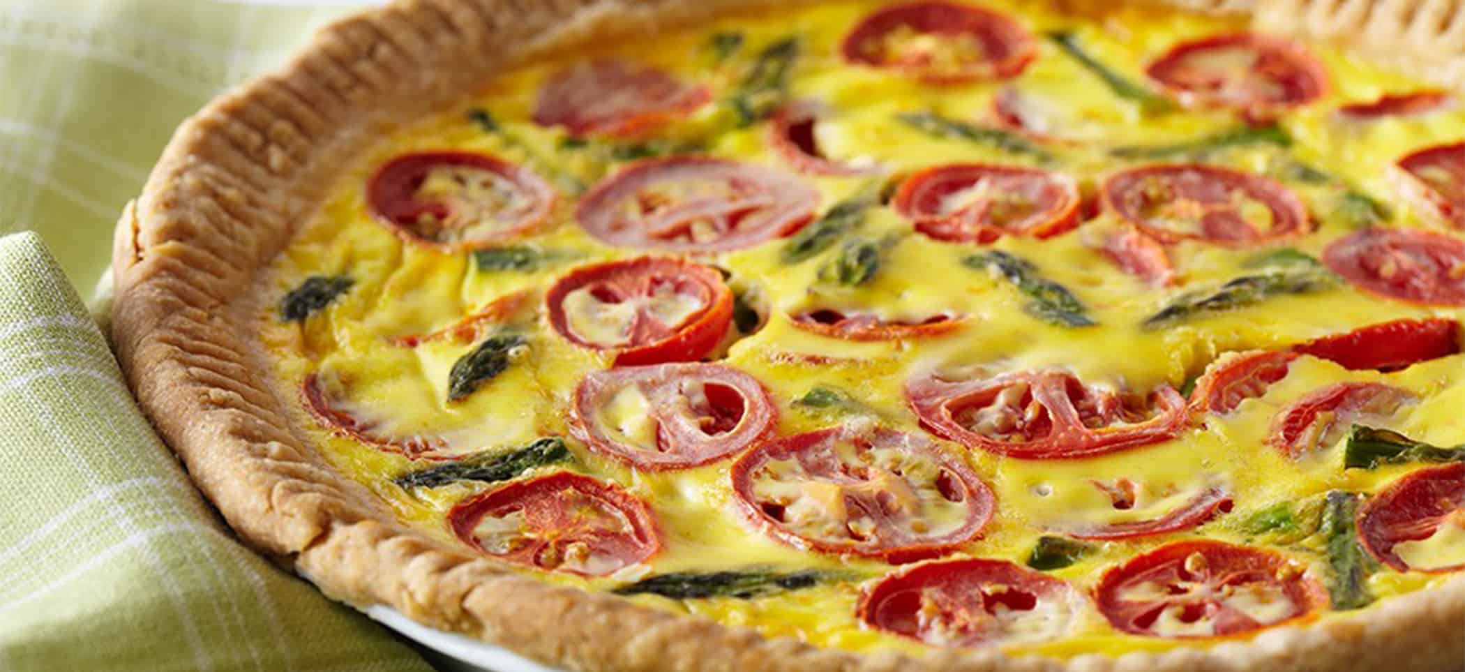 Asparagus Tomato Quiche