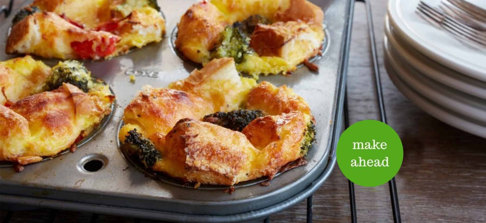 Muffin Tin Stratas - American Egg Board