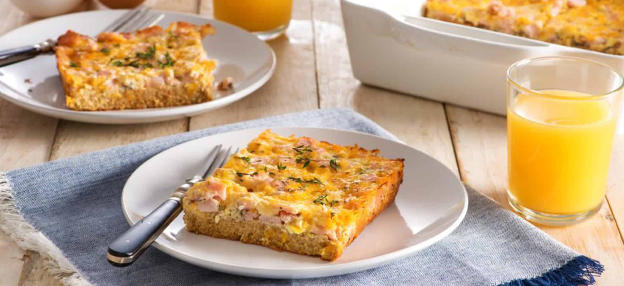 Simple Breakfast Strata