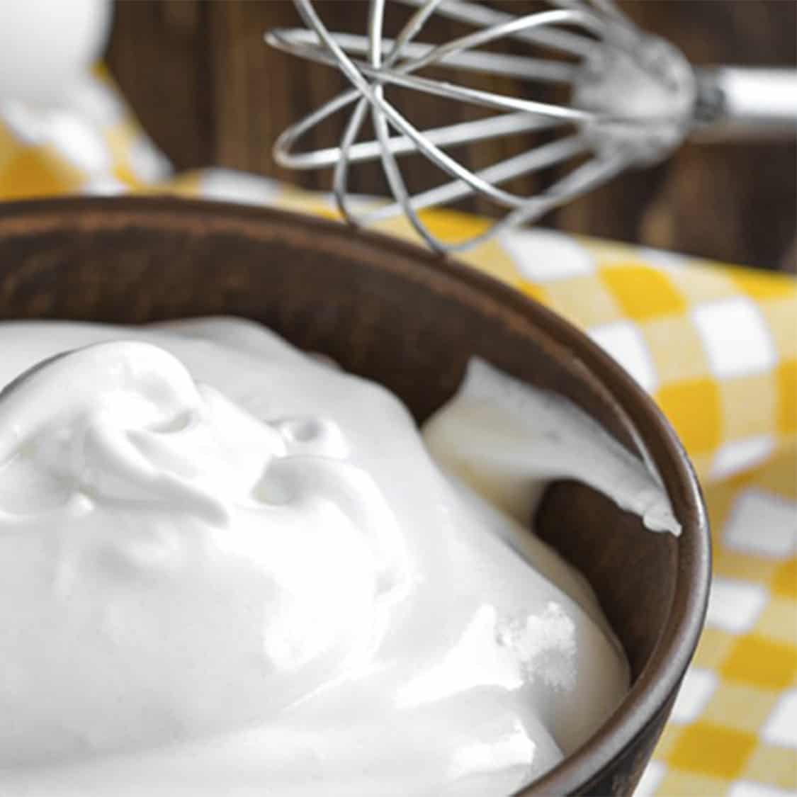 whipped egg whites