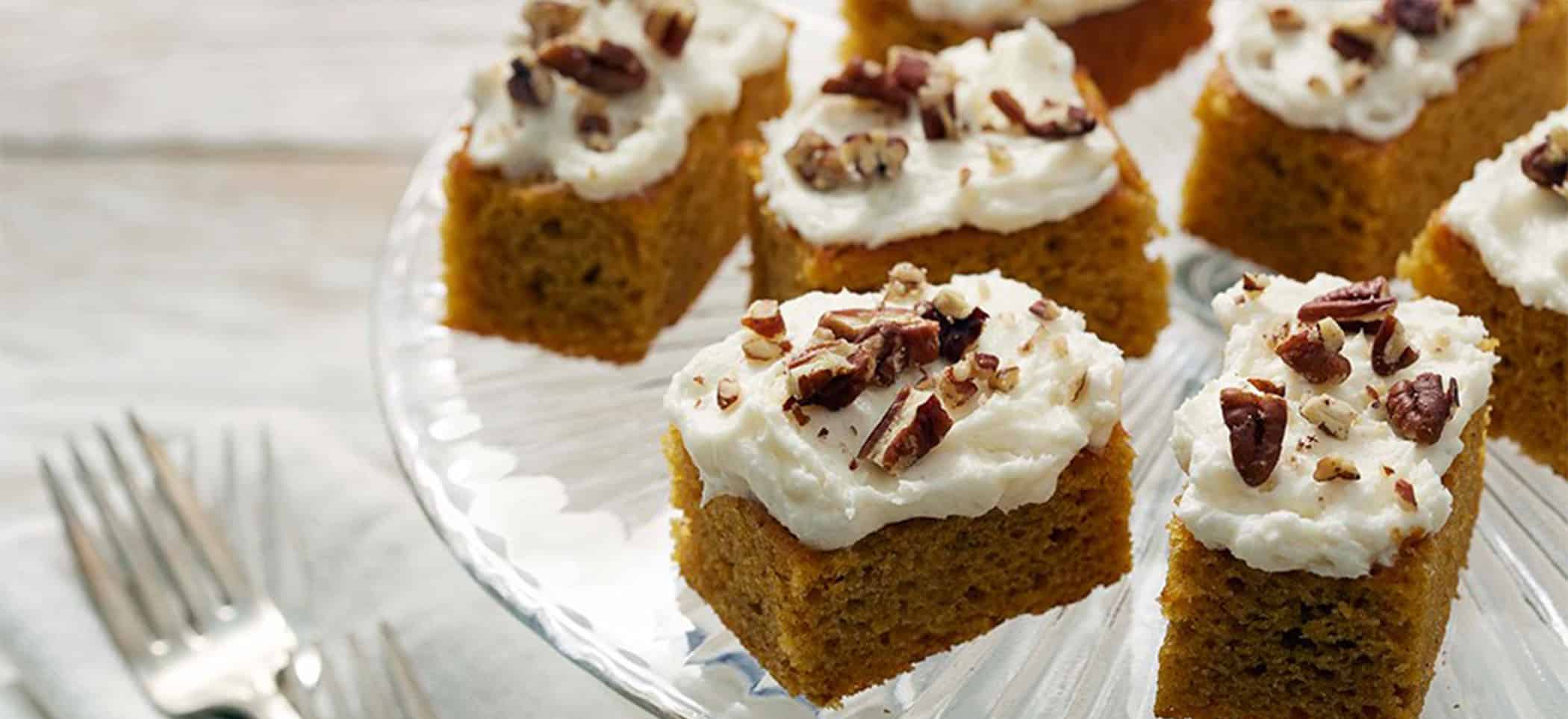 Pumpkin Bars with Cream Cheese Frosting