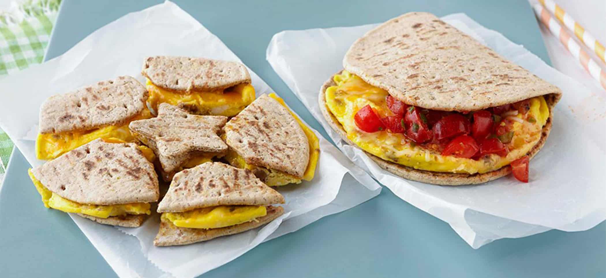 Egg, Sausage & Cheese Breakfast Puzzle Sandwich