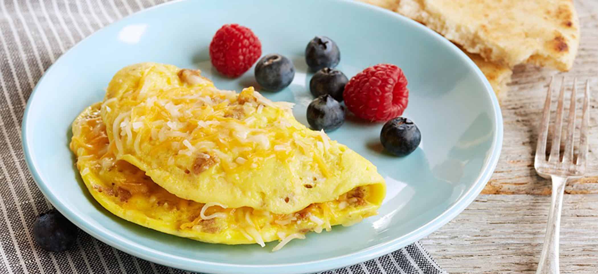 Sausage & Cheese Omelet