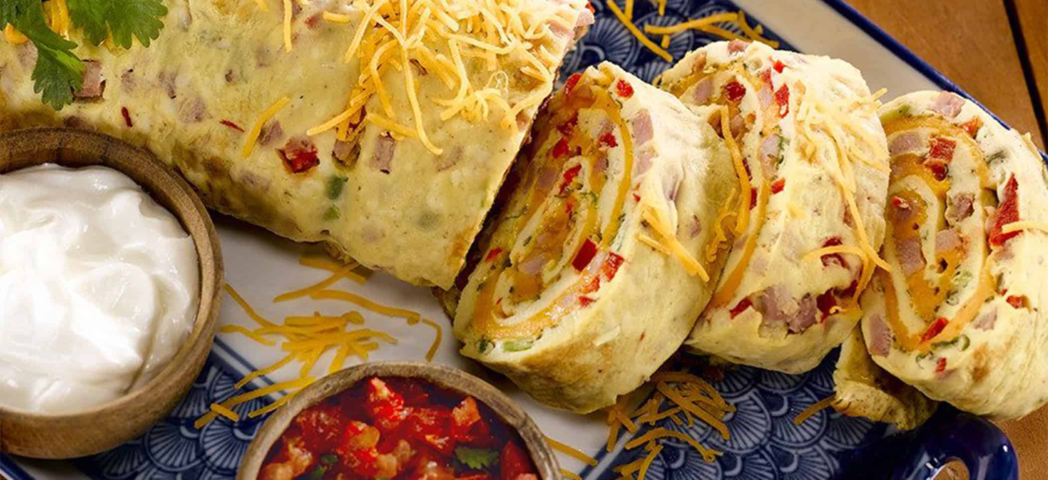 Southwestern Omelet Roll