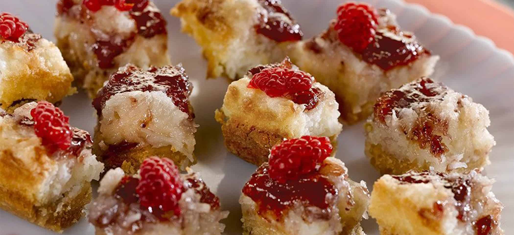 Raspberry Coconut Bites