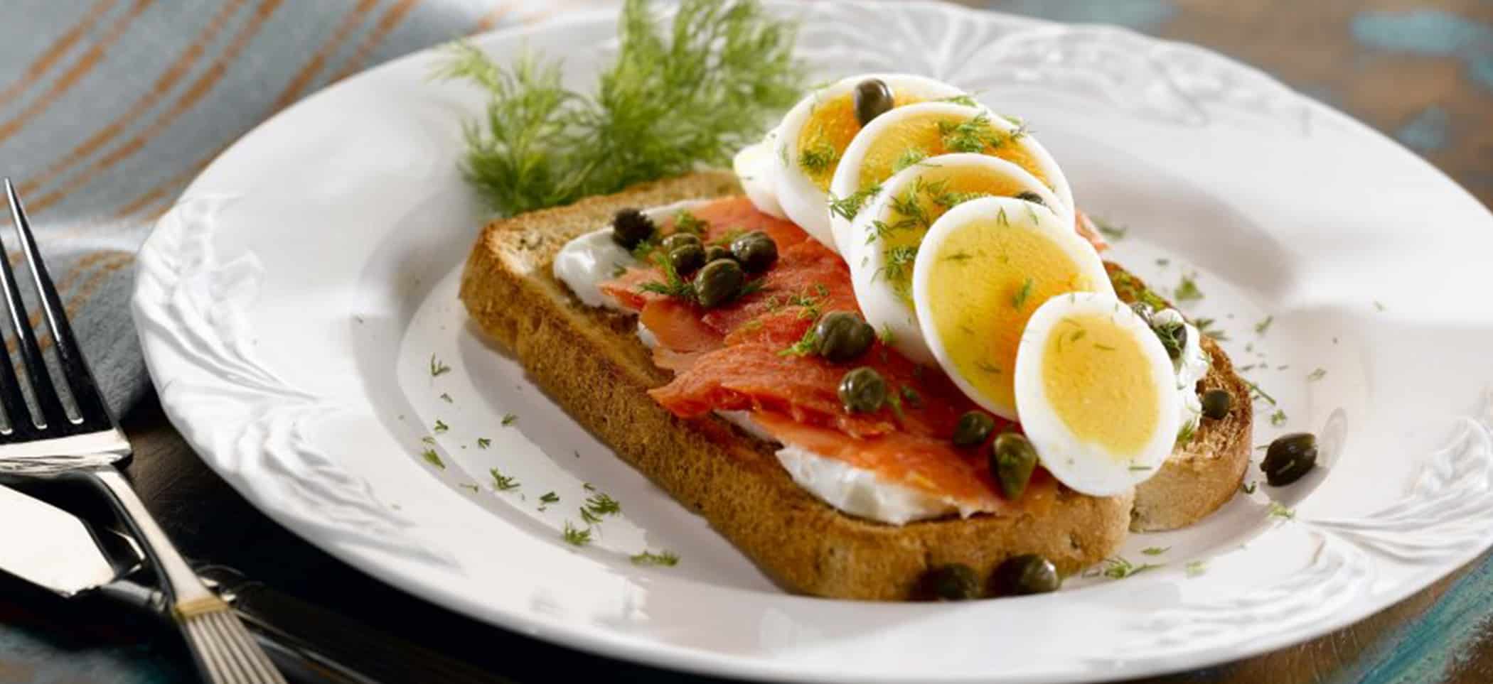 Smoked Salmon & Egg Toast