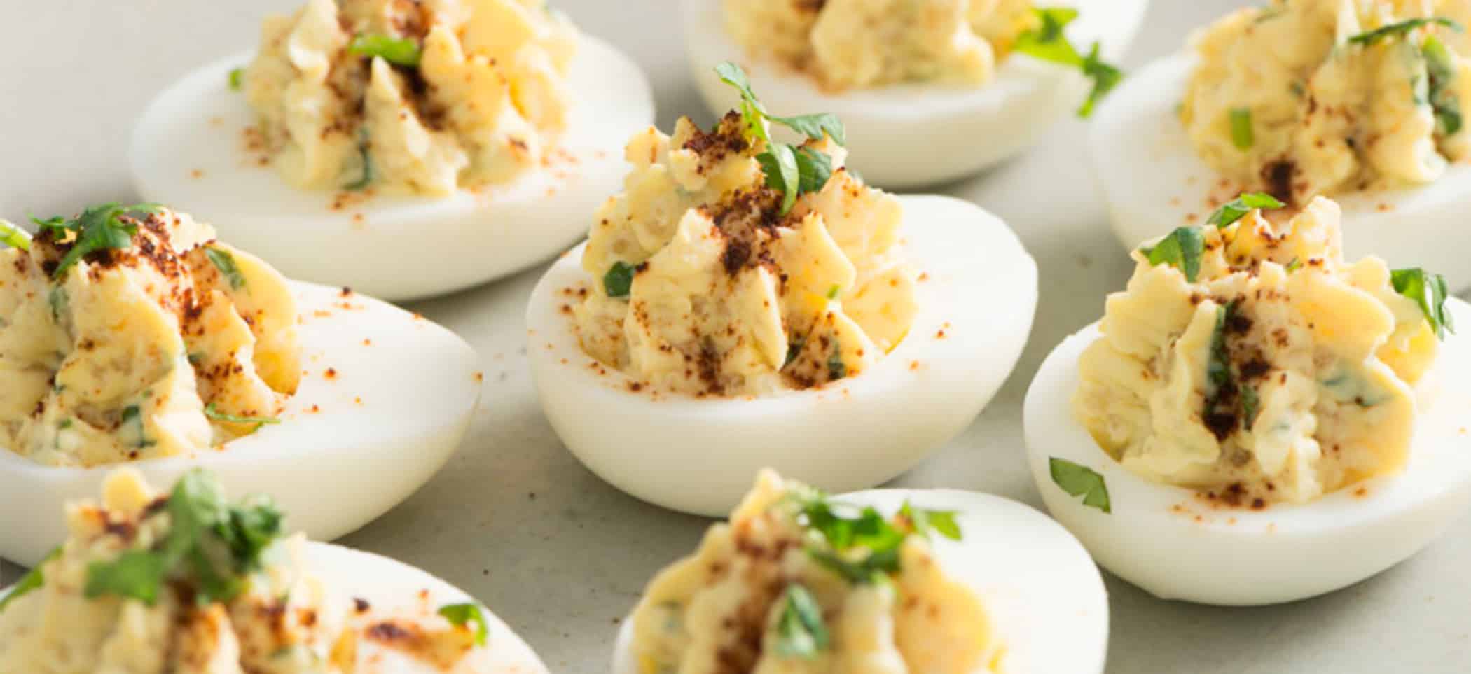 Quinoa & Greek Yogurt Deviled Eggs