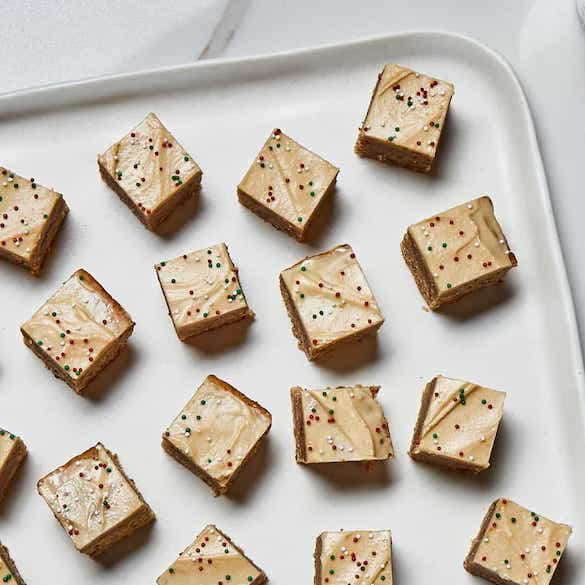 Brown Butter Chestnut Blondies