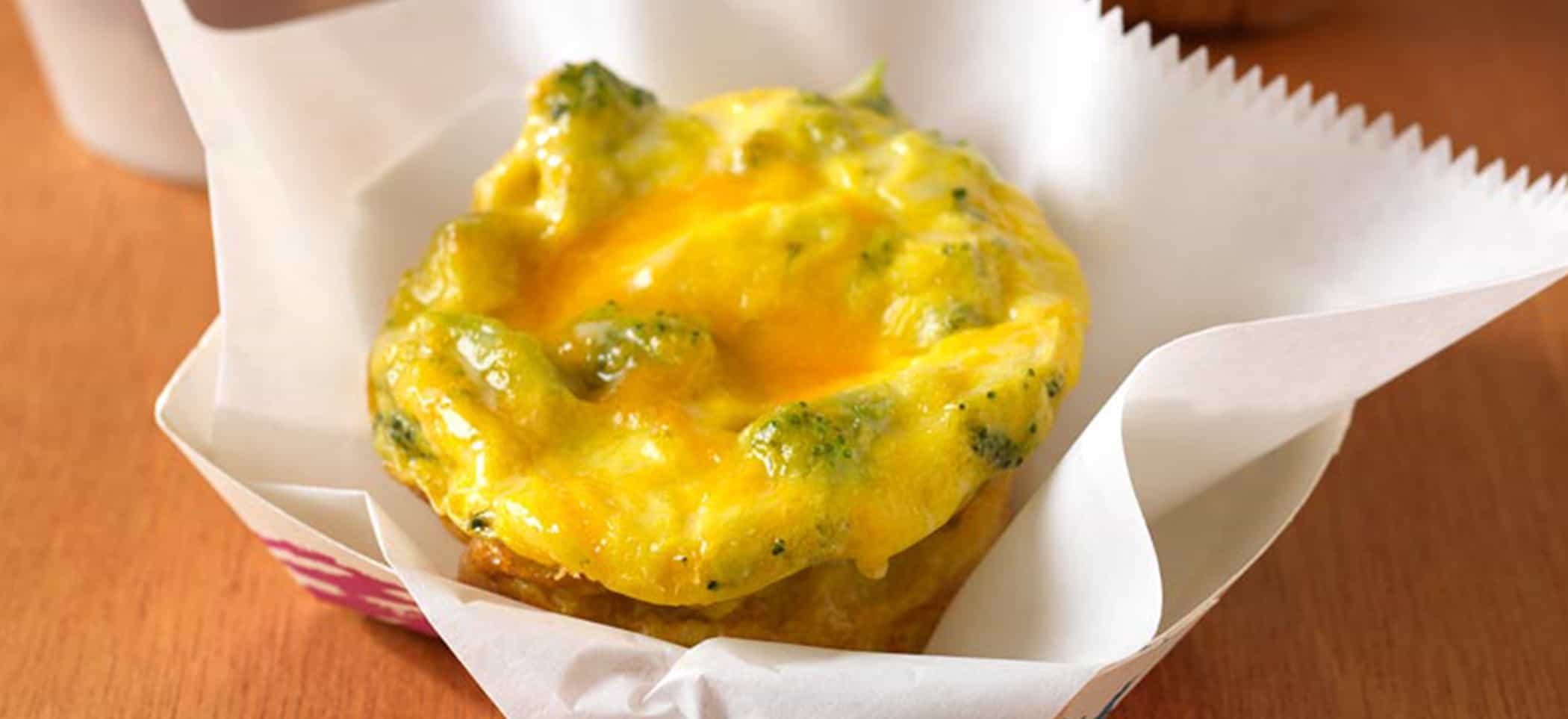 Cheesy Broccoli Egg Muffins