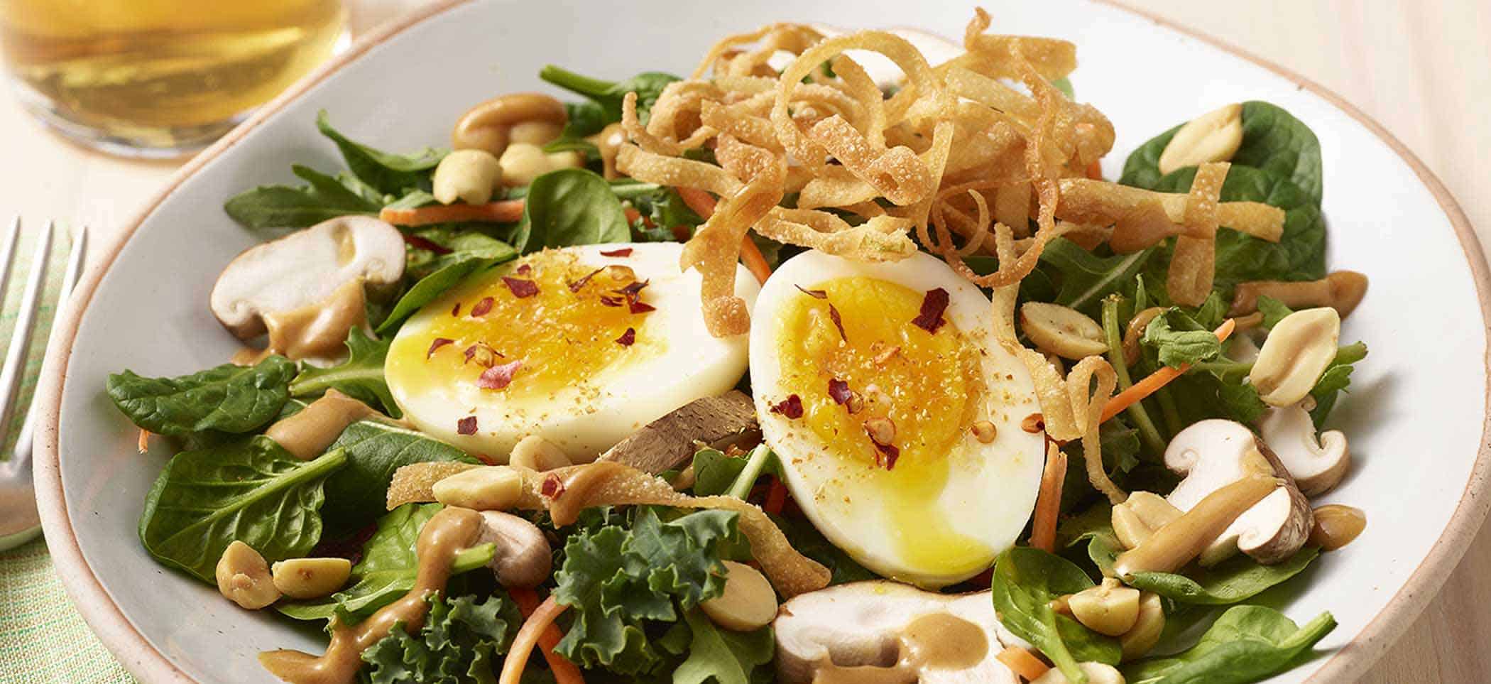 Bird Nest Kale Salad