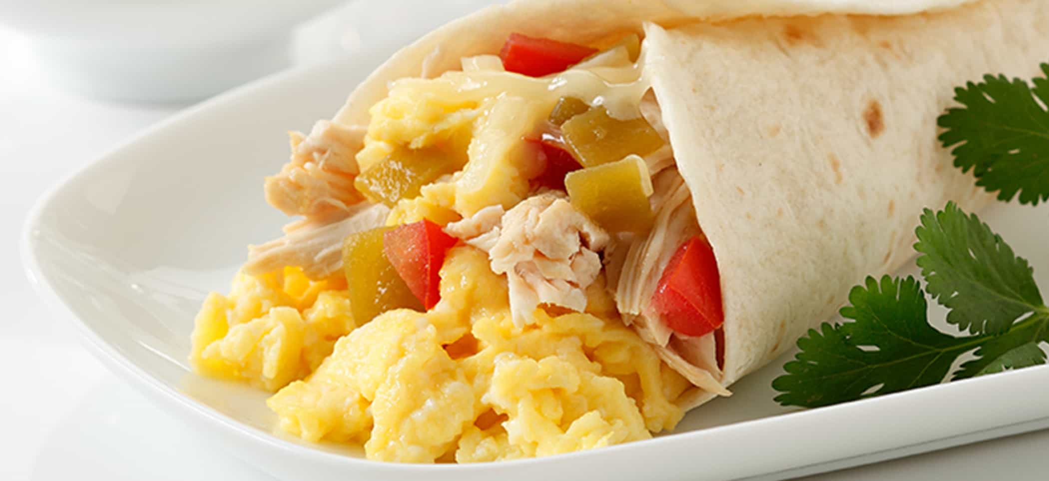 Chipotle Chicken Breakfast Burrito