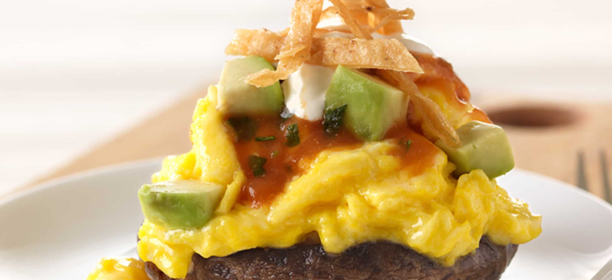 Huevos Rancheros with Portobello