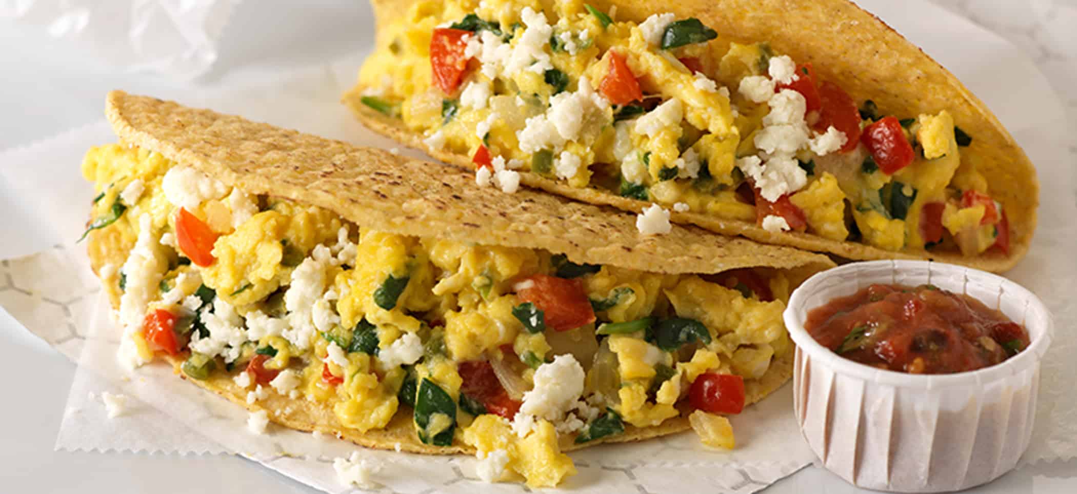 Spinach Breakfast Tacos