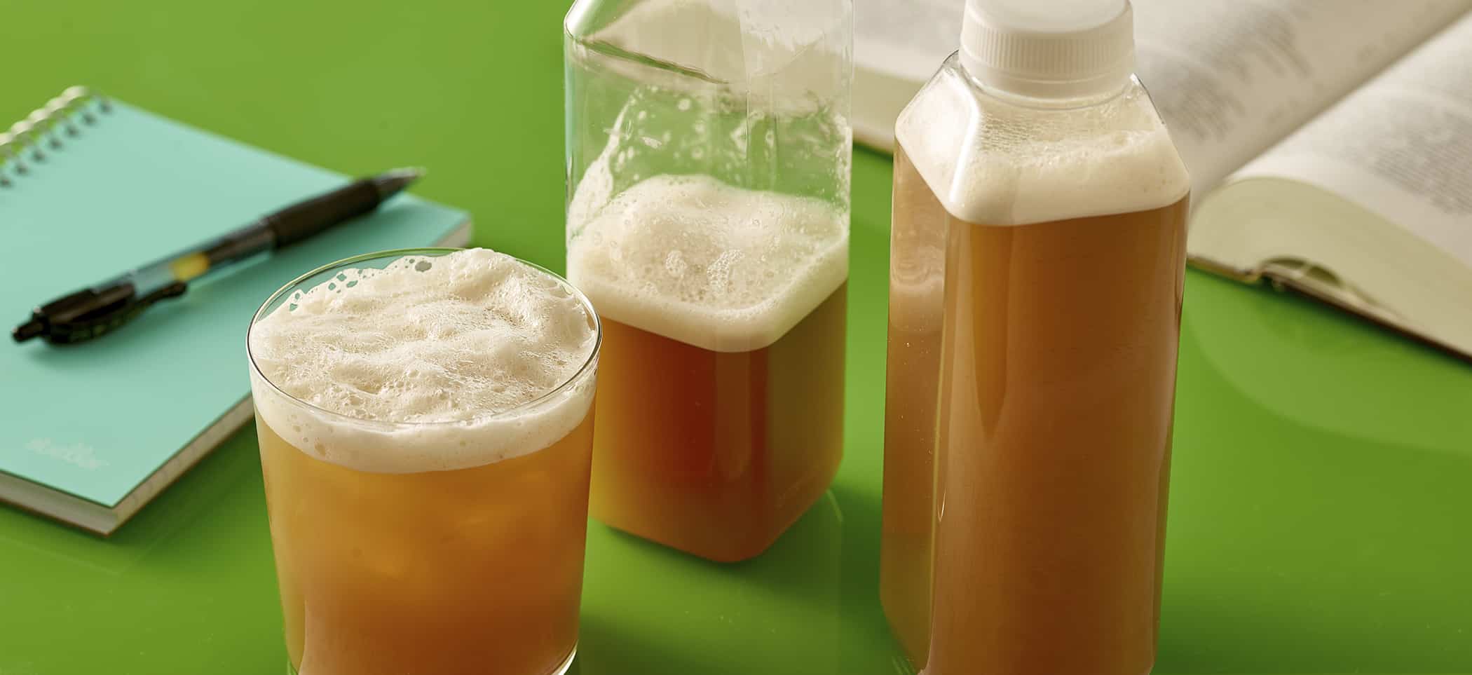 Elderflower Foam Iced Tea