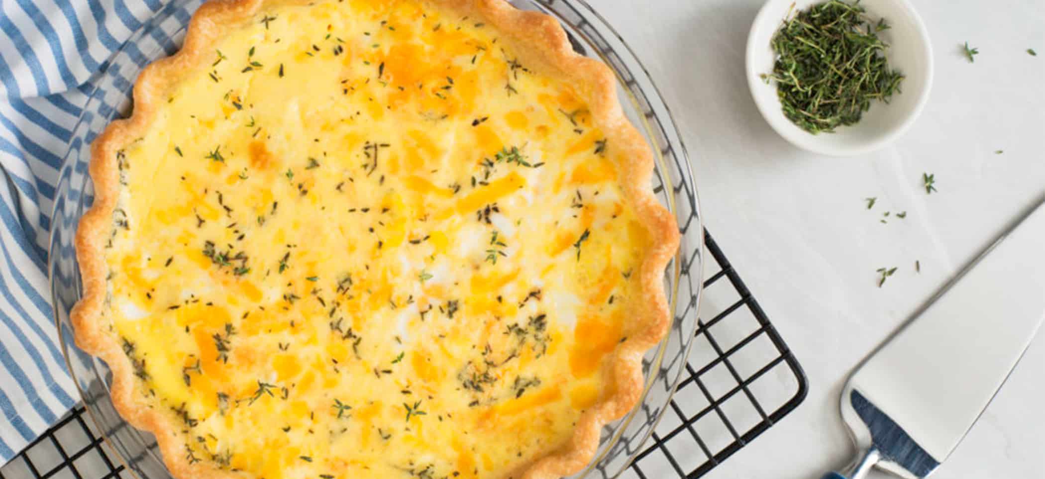 Basic Cheese Quiche Recipe