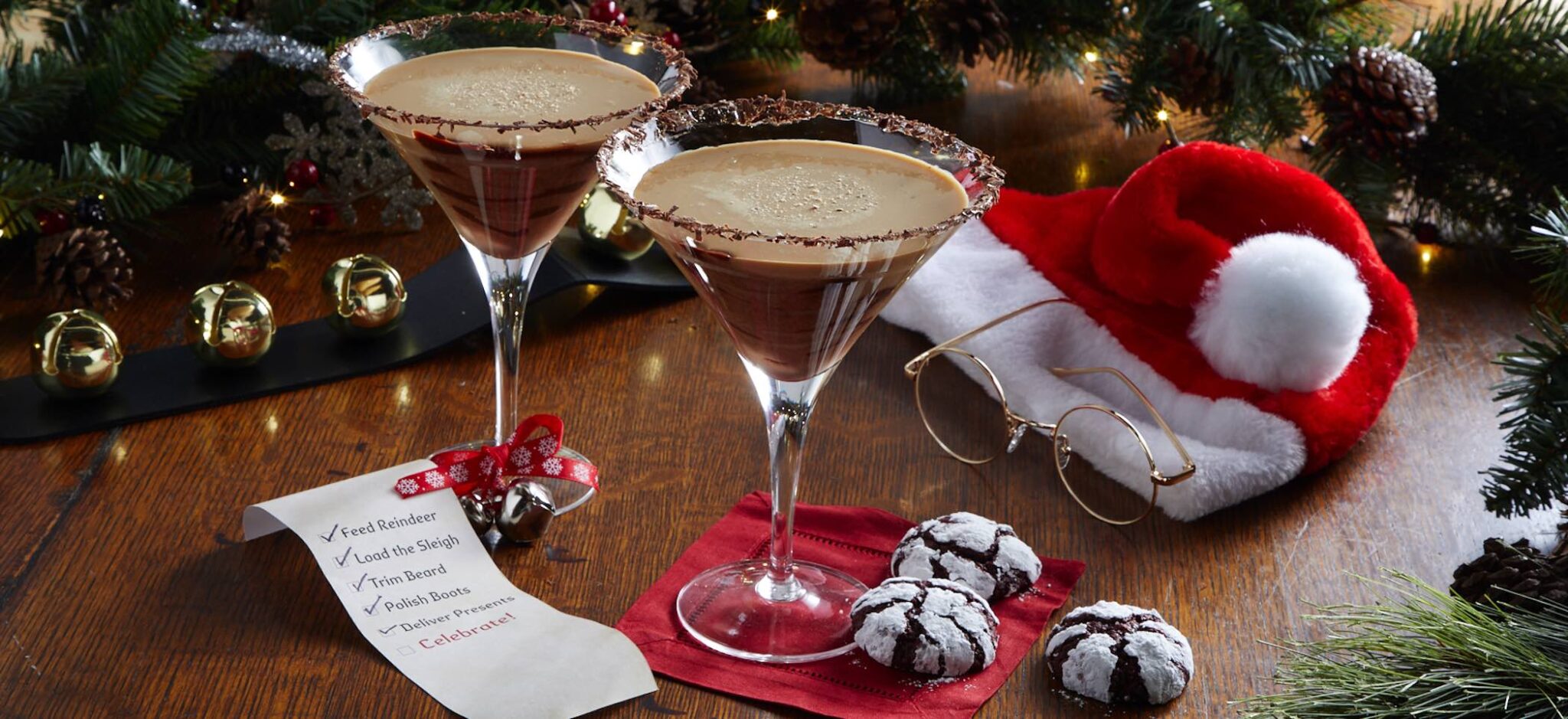 St. Nick's Chocolate Eggnog Martini American Egg Board