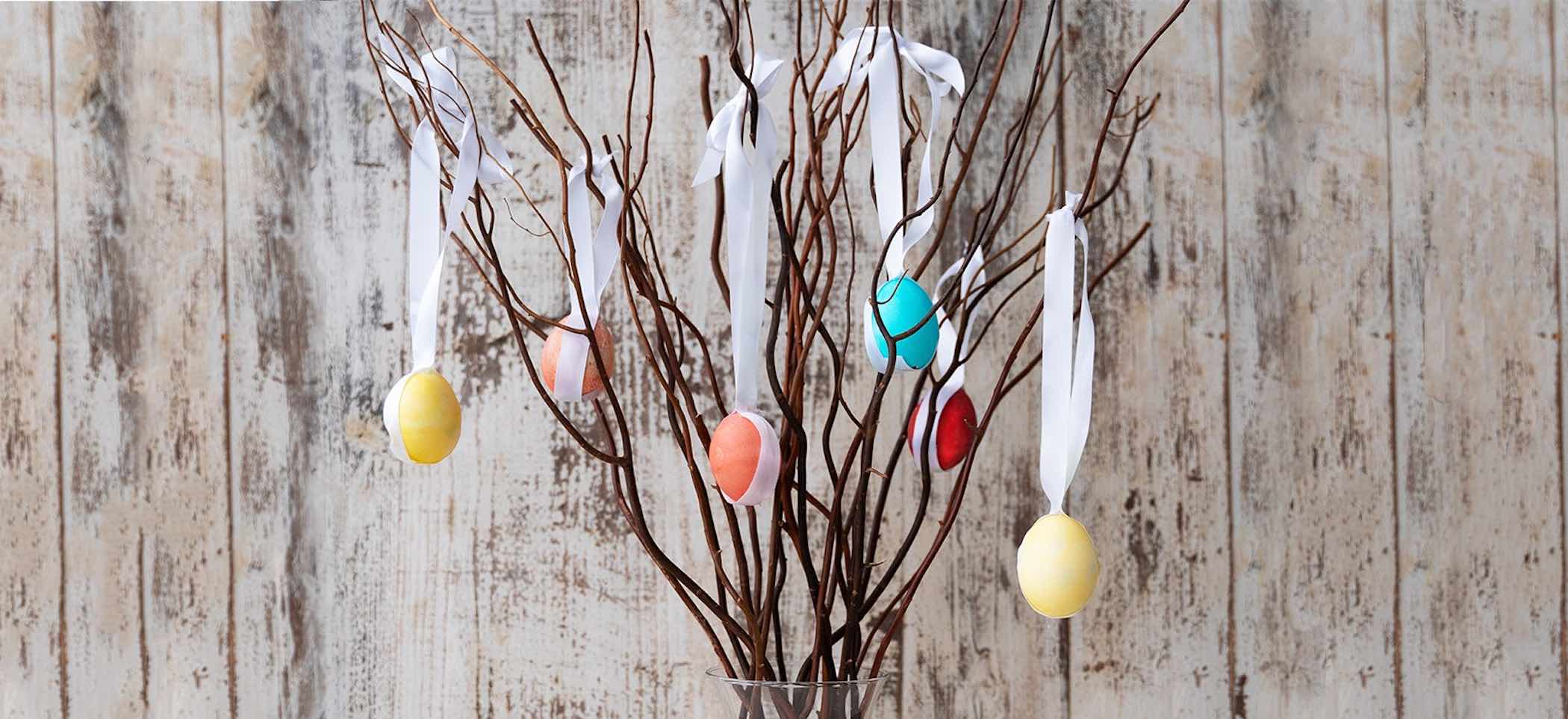 "DIY" Kid-friendly Easter Egg Tree Decoration