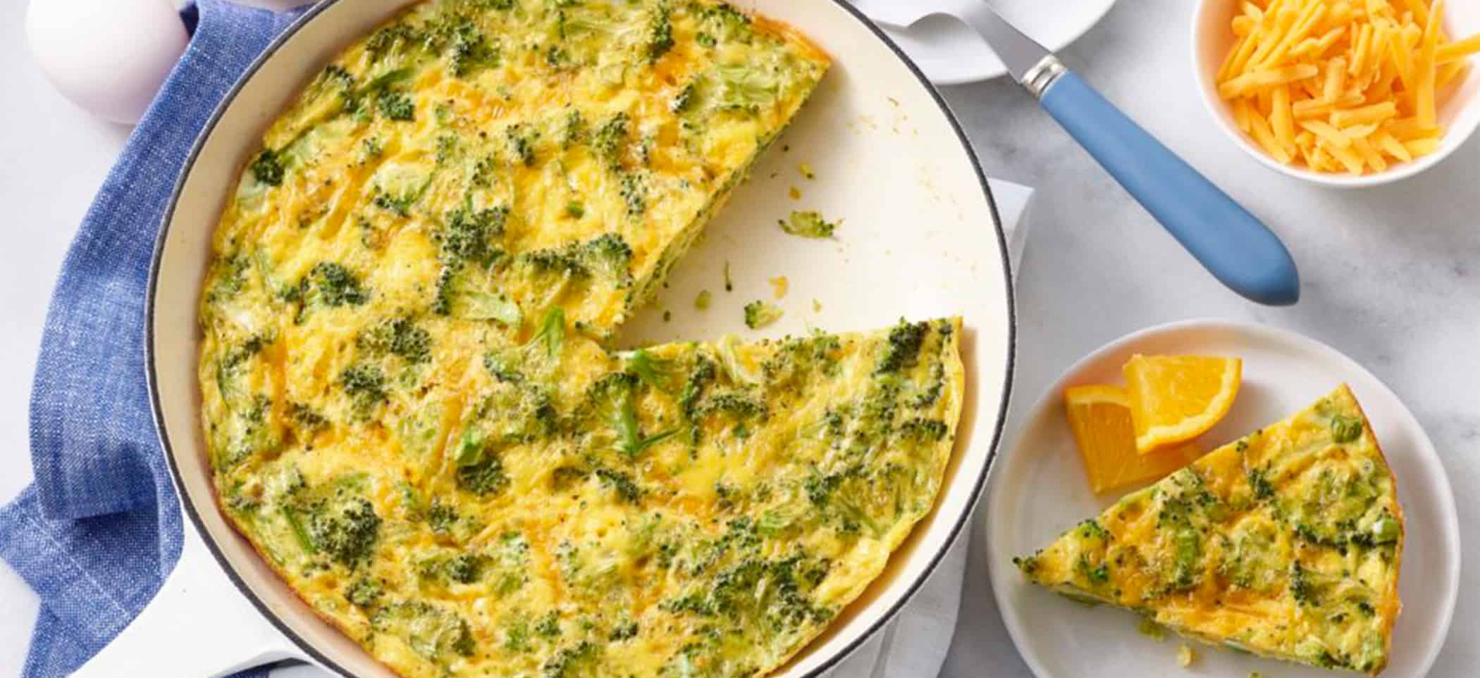 Broccoli Cheese Frittata