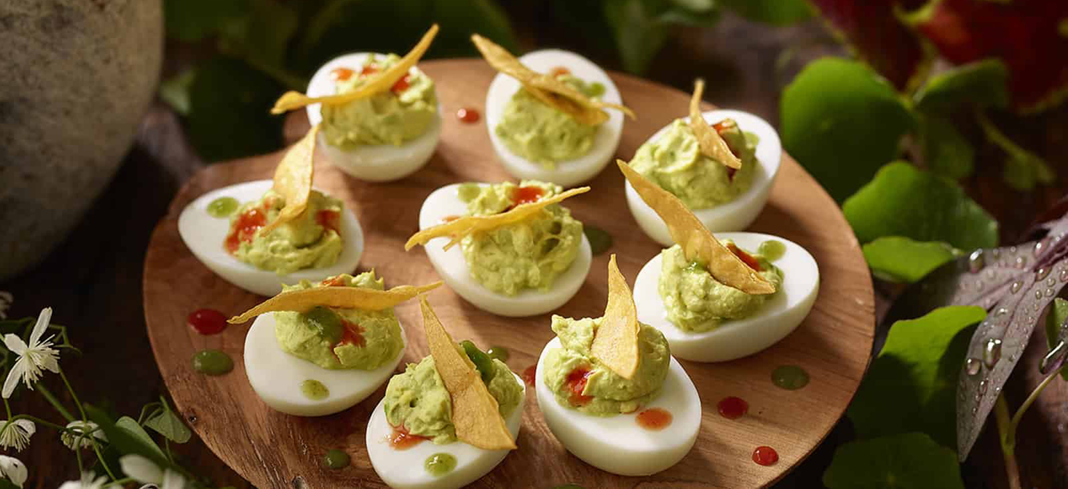 Eve’s Guac Deviled Eggs