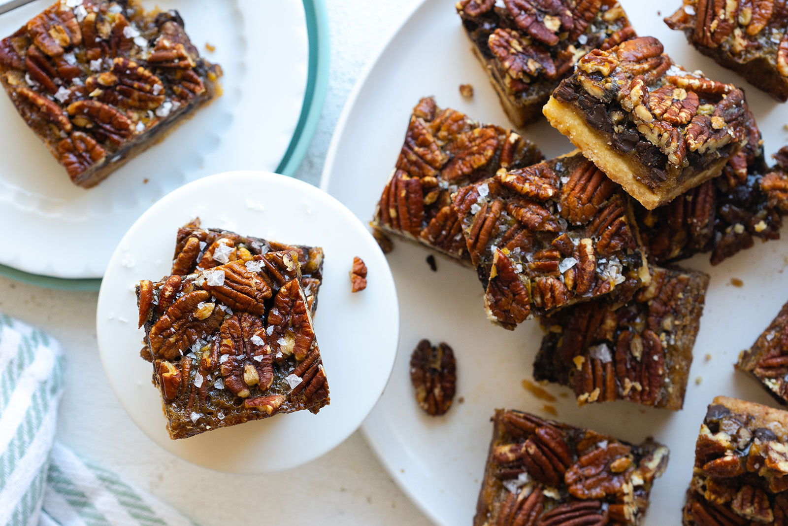 Salted Chocolate Pecan Bars