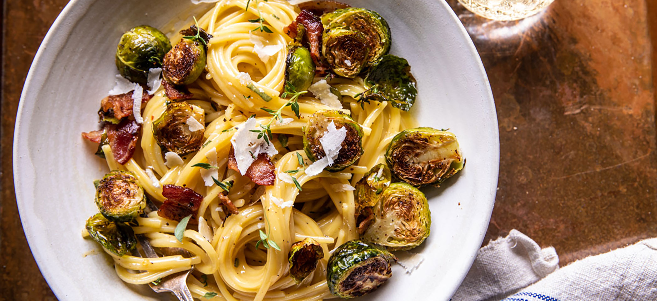 Brussels Sprout Carbonara