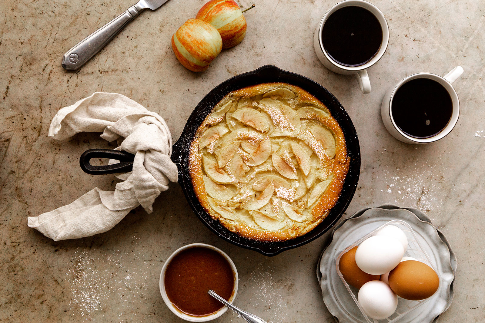 Caramel Apple Dutch Baby