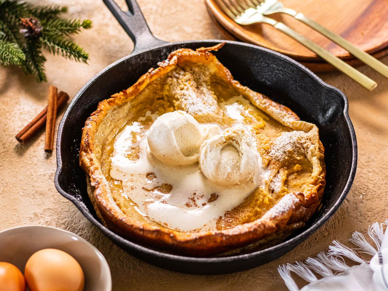 Gingerbread Dutch Baby