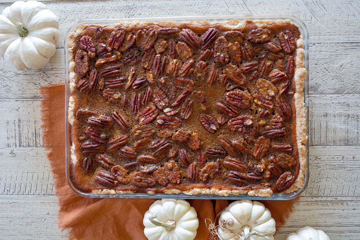 Pumpkin Pecan Pie Bars