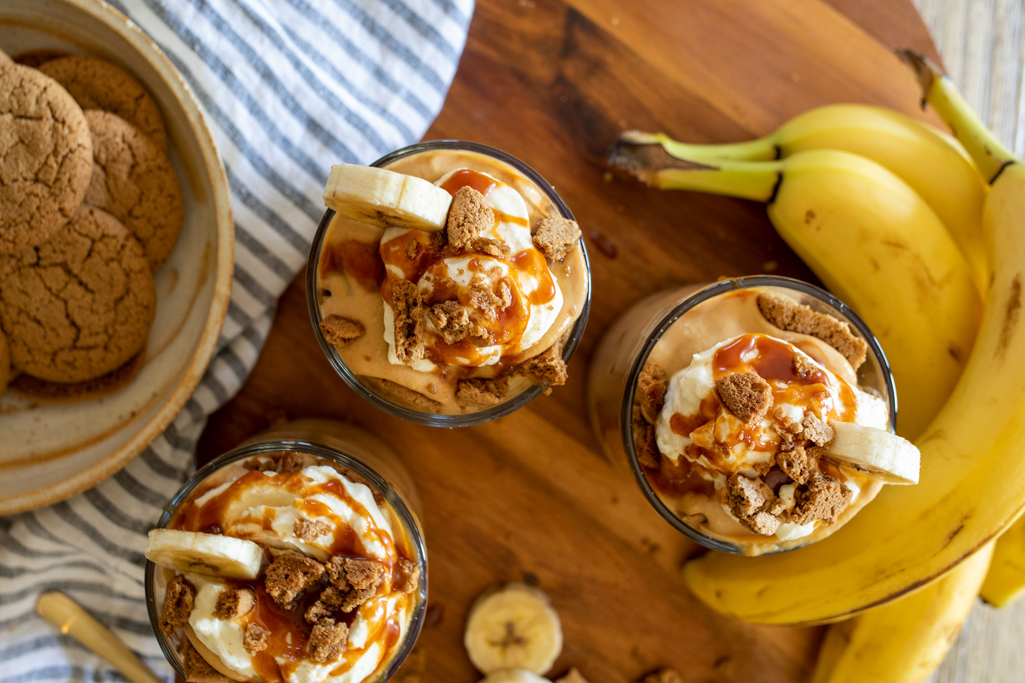 Salted Caramel Banana Pudding