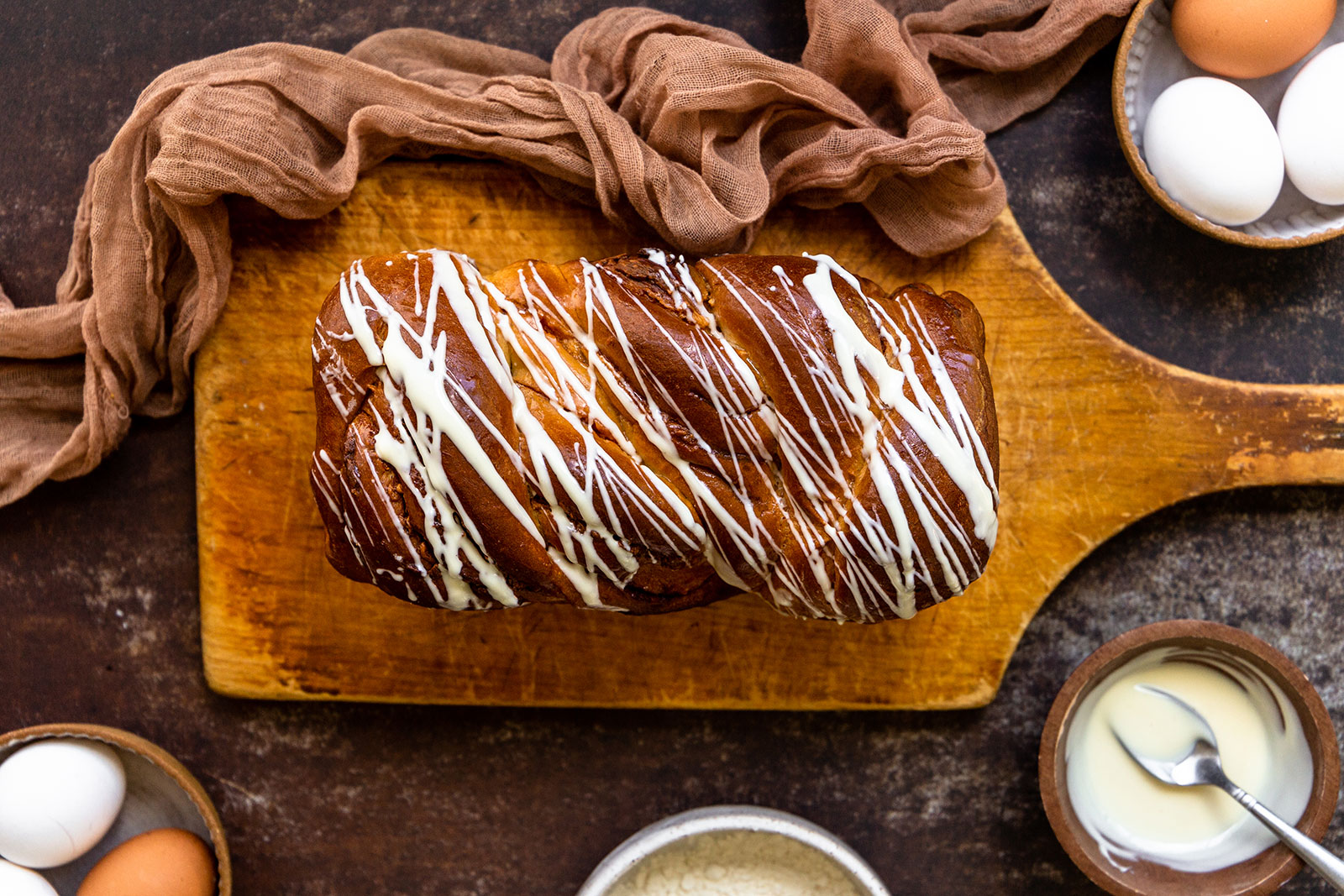 White Chocolate Babka