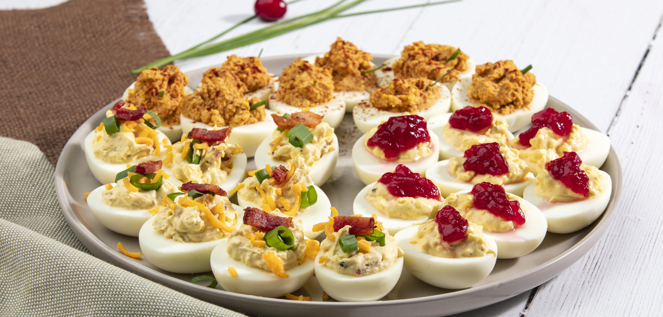 Seasonal Deviled Eggs