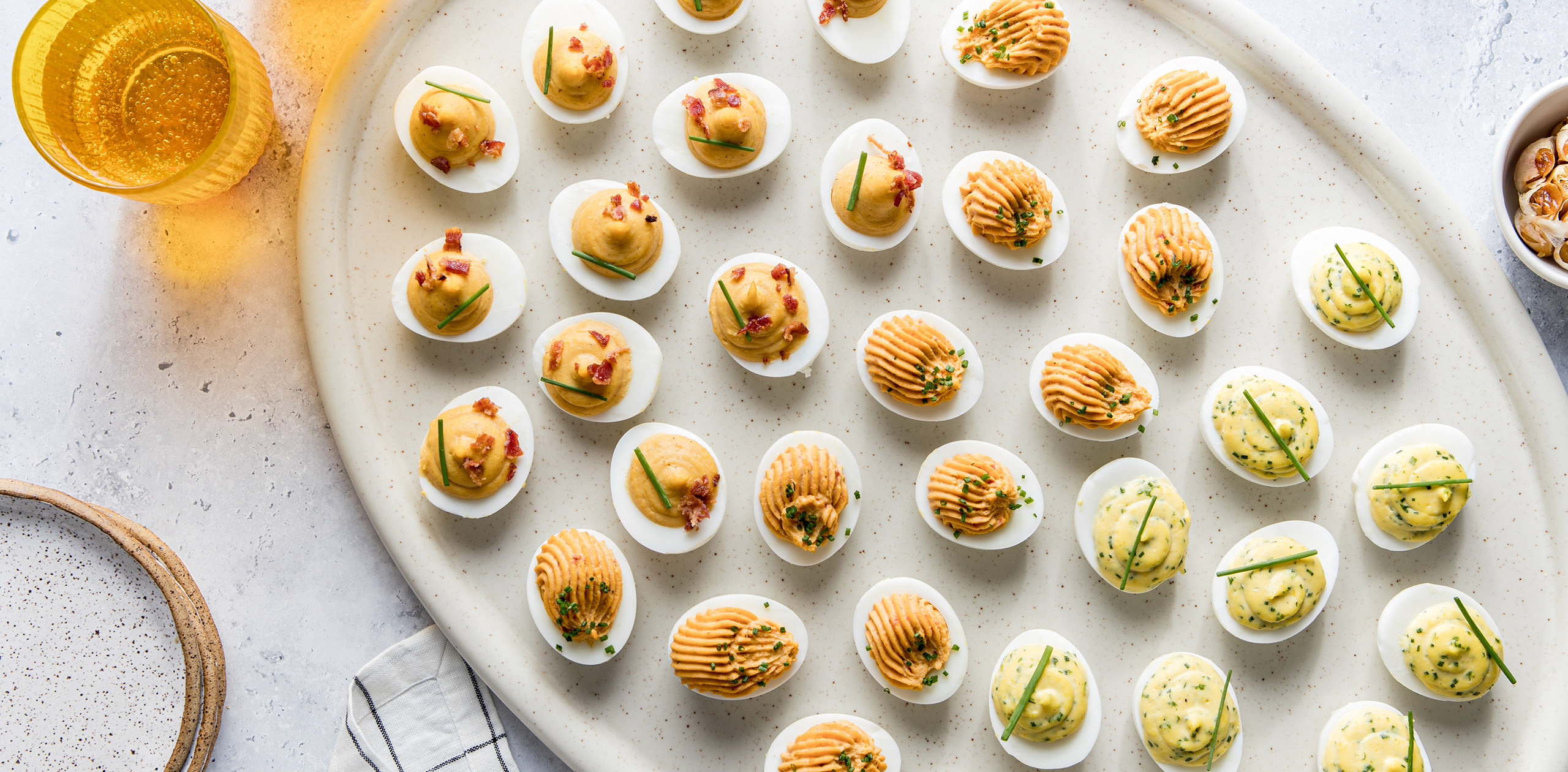 roasted-garlic-deviled-eggs