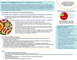 MiPlato Your Way Health Professional Guide — Spanish PDF cover