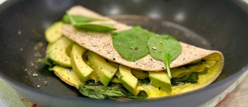 spinach avocado wrap