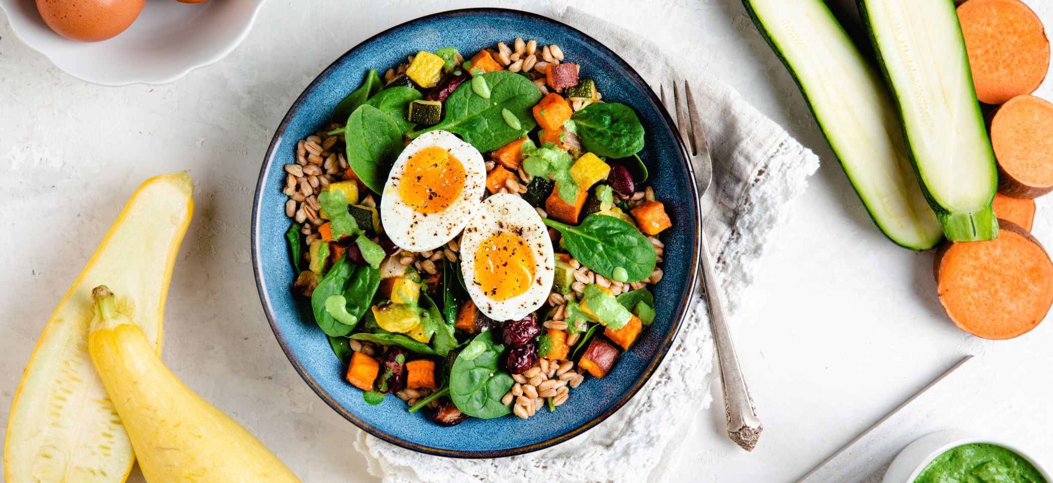 green goddess grain bowl