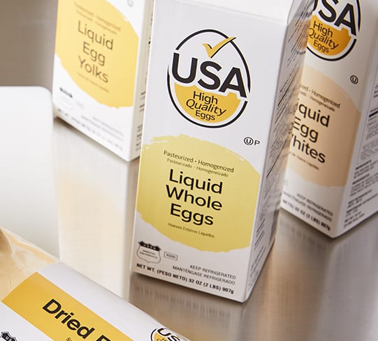 carton of liquid whole eggs
