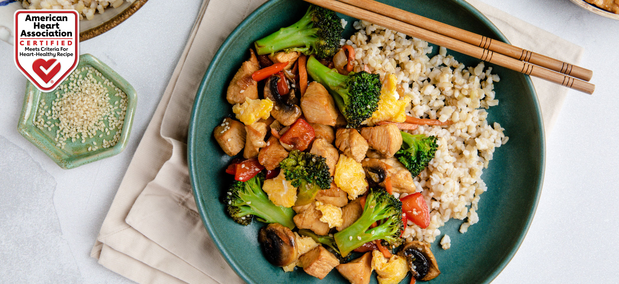 Honey Sesame Chicken Vegetable Stir Fry