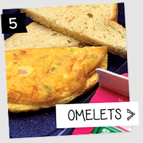 Precooked Omelets
