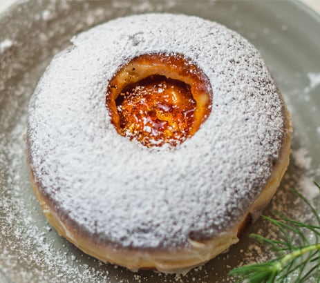 EGGNOG BRULEE DOUGHNUT