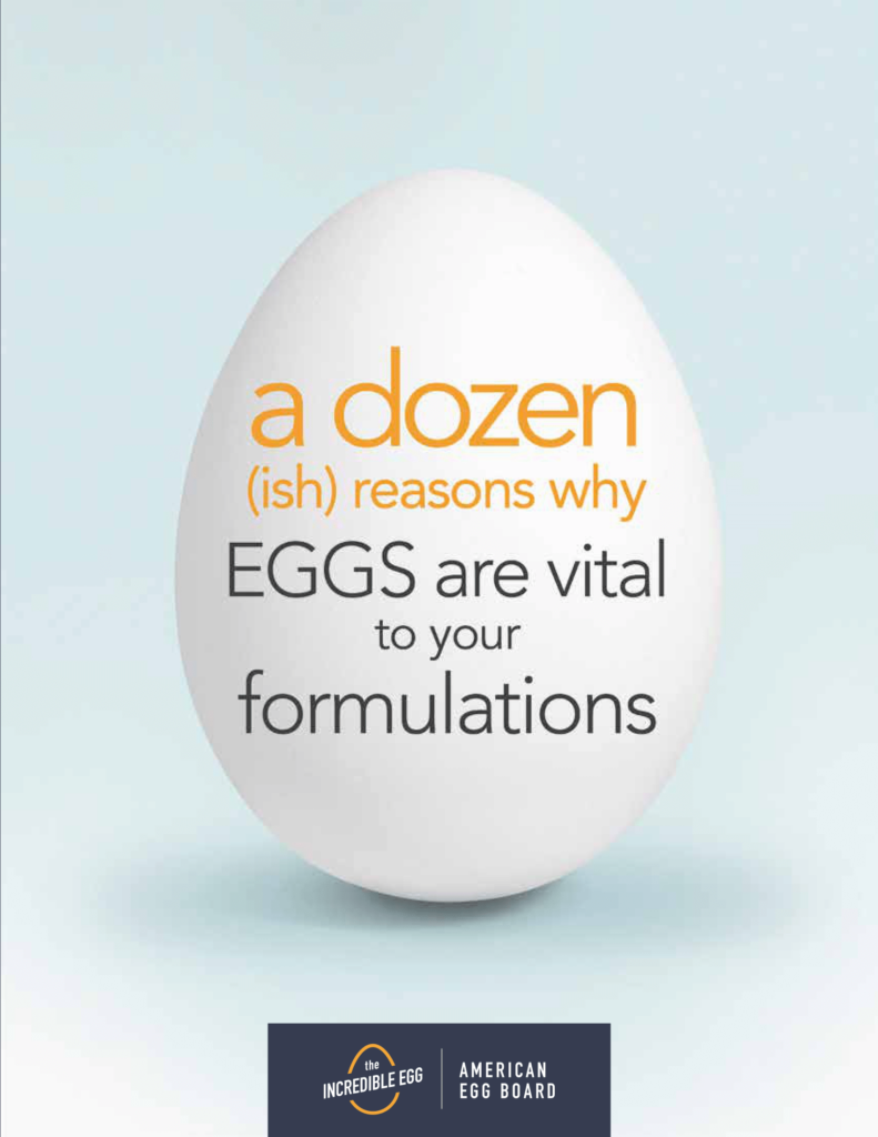 a dozen(ish) reasons why eggs are vital to your formulations