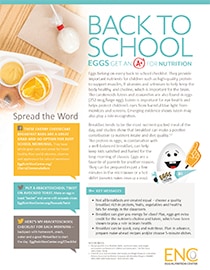 Screenshot of back to school PDF