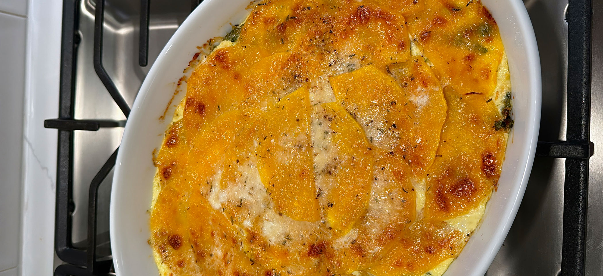 Butternut Squash Au Gratin