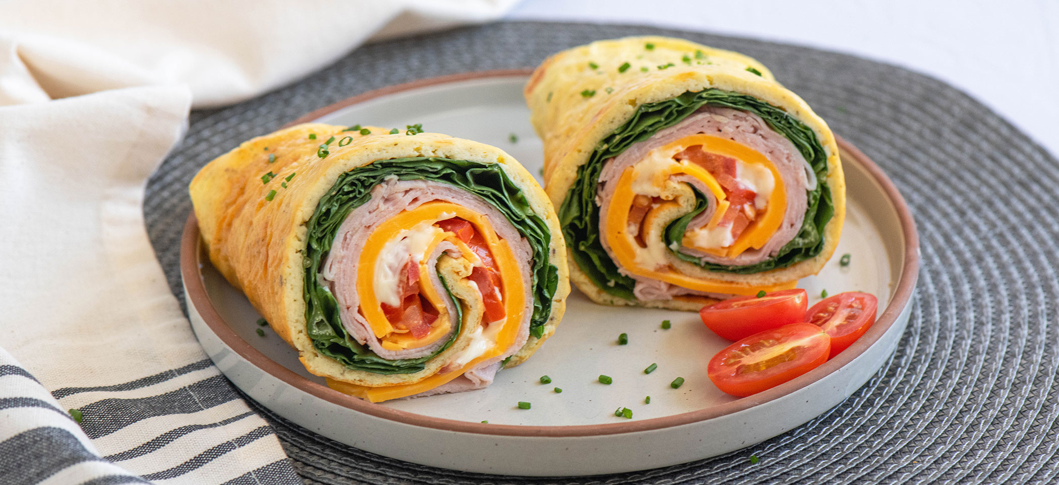 Egg Flatbread Wrap
