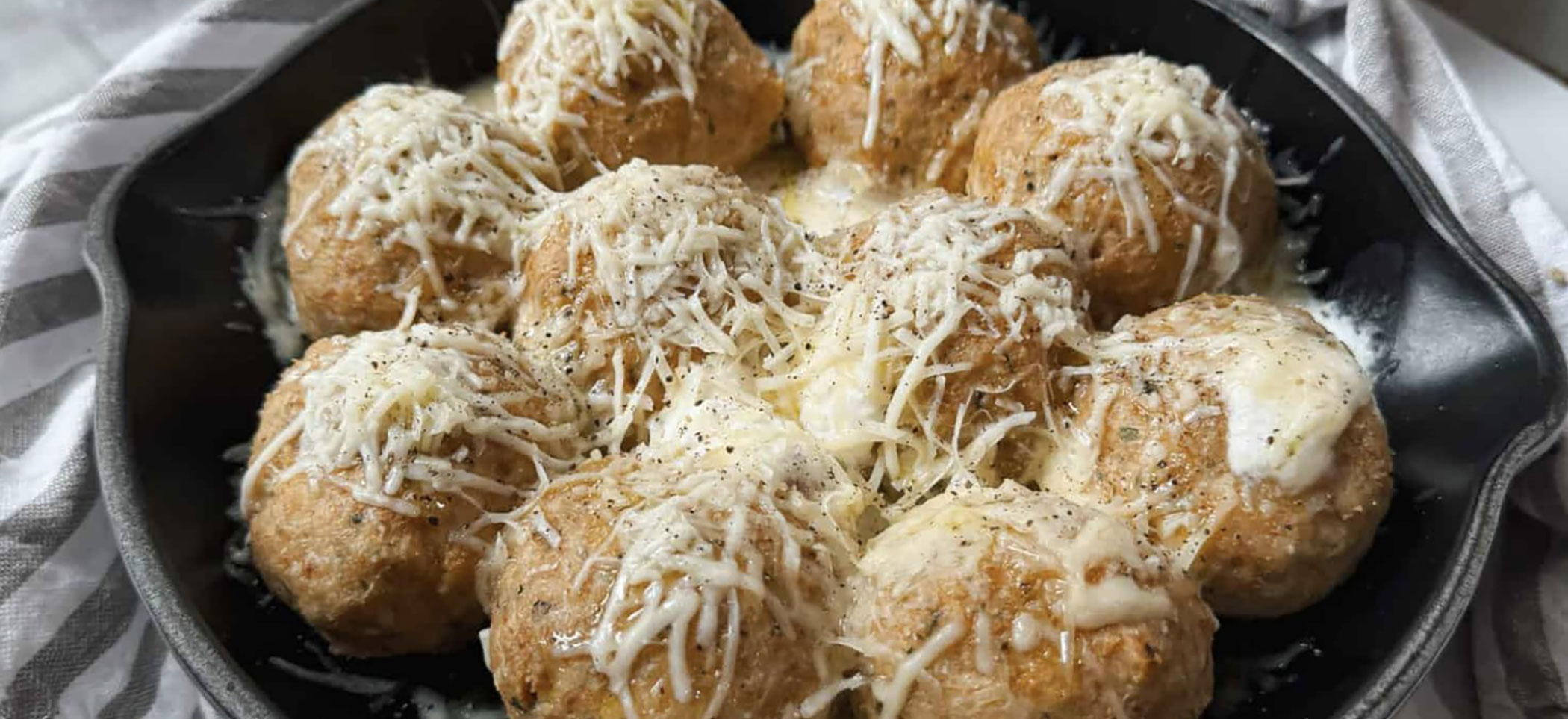 Cacio e Pepe Meatballs