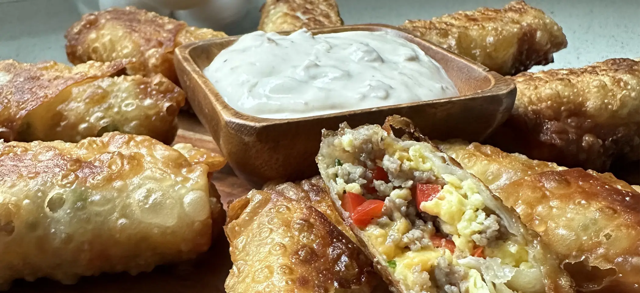 Breakfast Egg Rolls