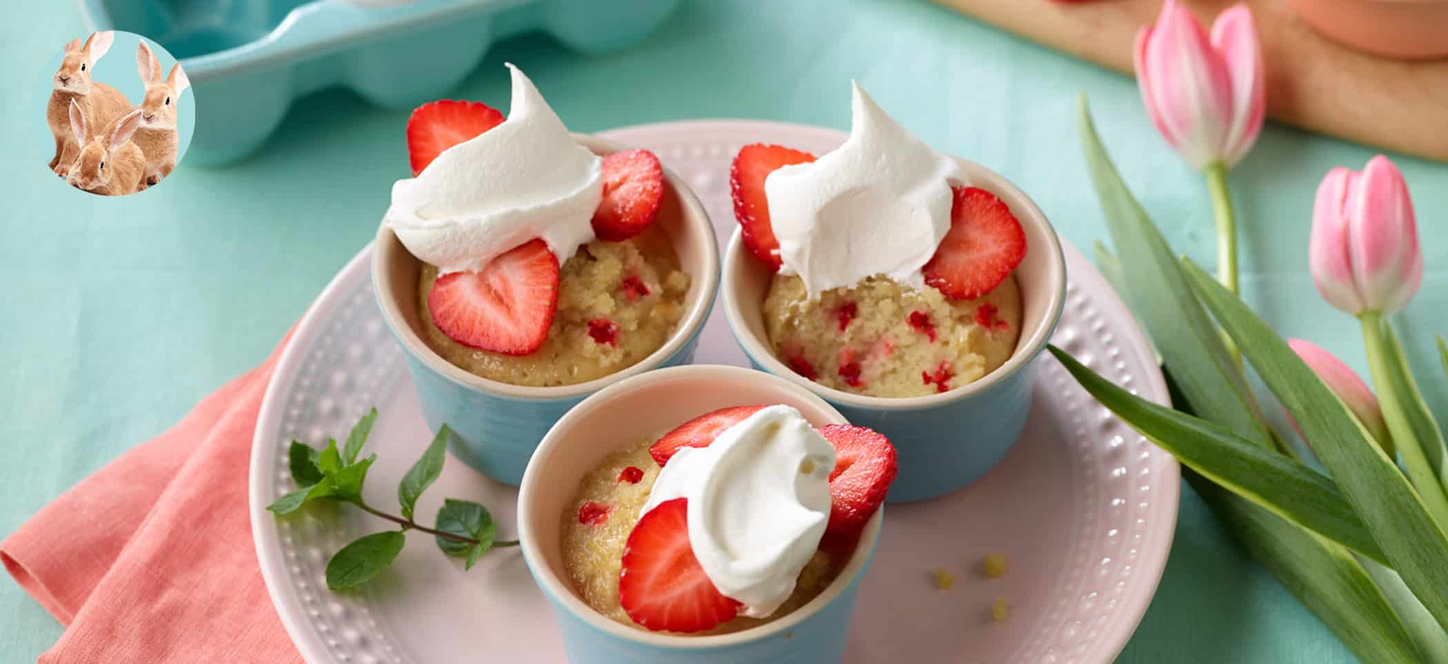 Bunnies’ Tres Leches Mini Cakes
