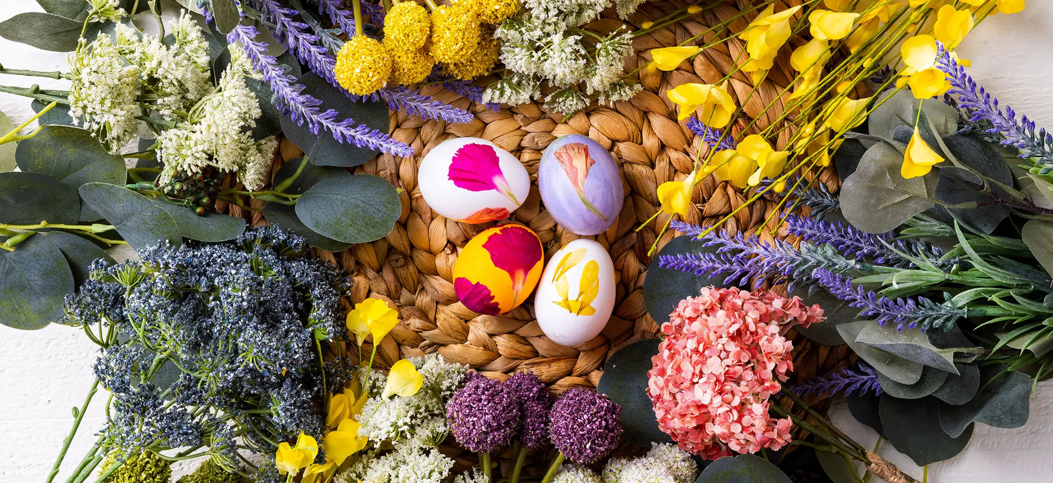 How to Make Flower-Pressed Easter Eggs