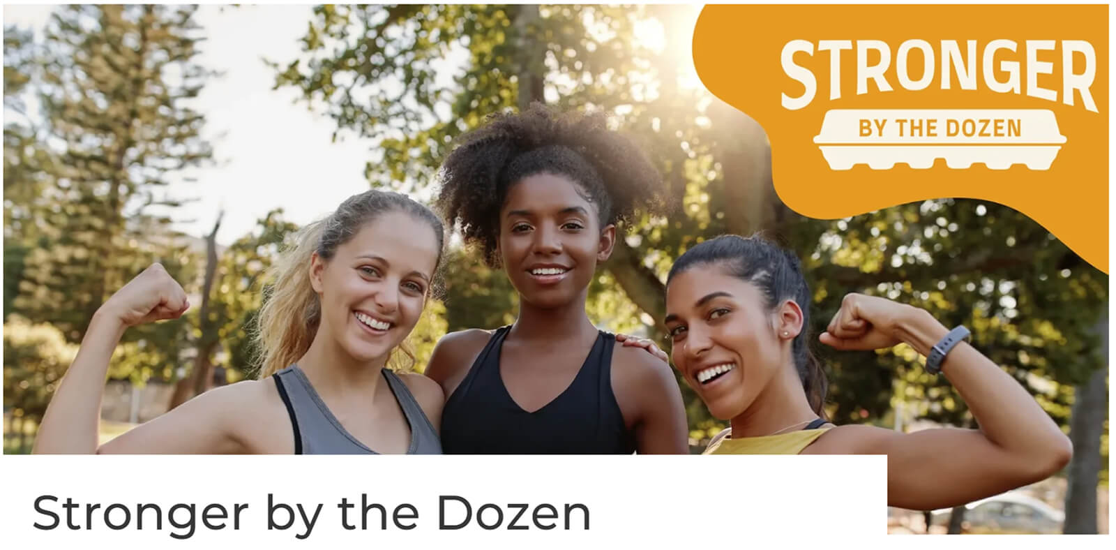 Stronger By The Dozen Banner